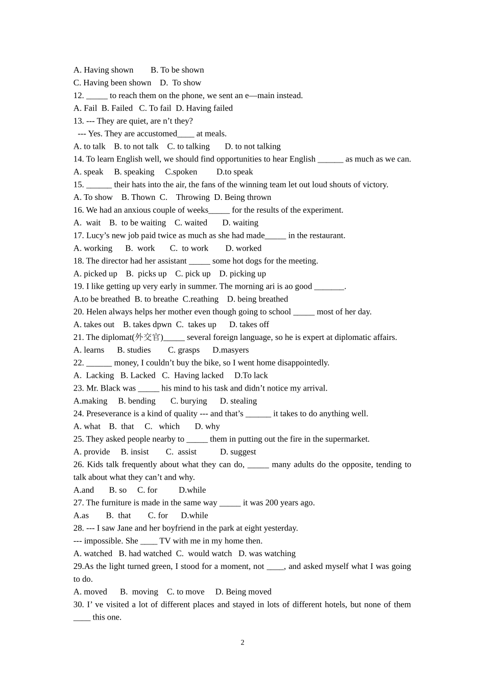 Life in the future课后巩固学案.doc_第2页