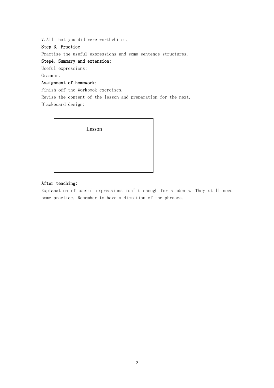 Unit1《Festivals around the World》学案2 新人教版必修3.doc_第2页