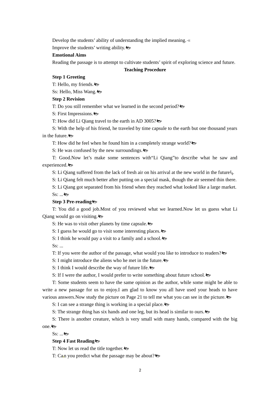 必修五（Unit 3　Life in the future Period 4） .doc_第2页