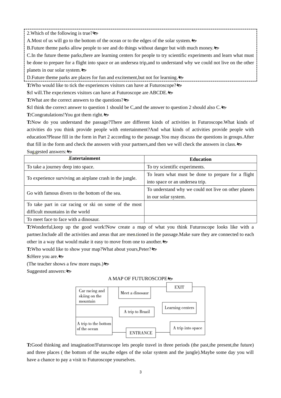 Unit 5 Theme parks Period 3 Extensive Reading 优秀教案（人教版必修4）.doc_第3页