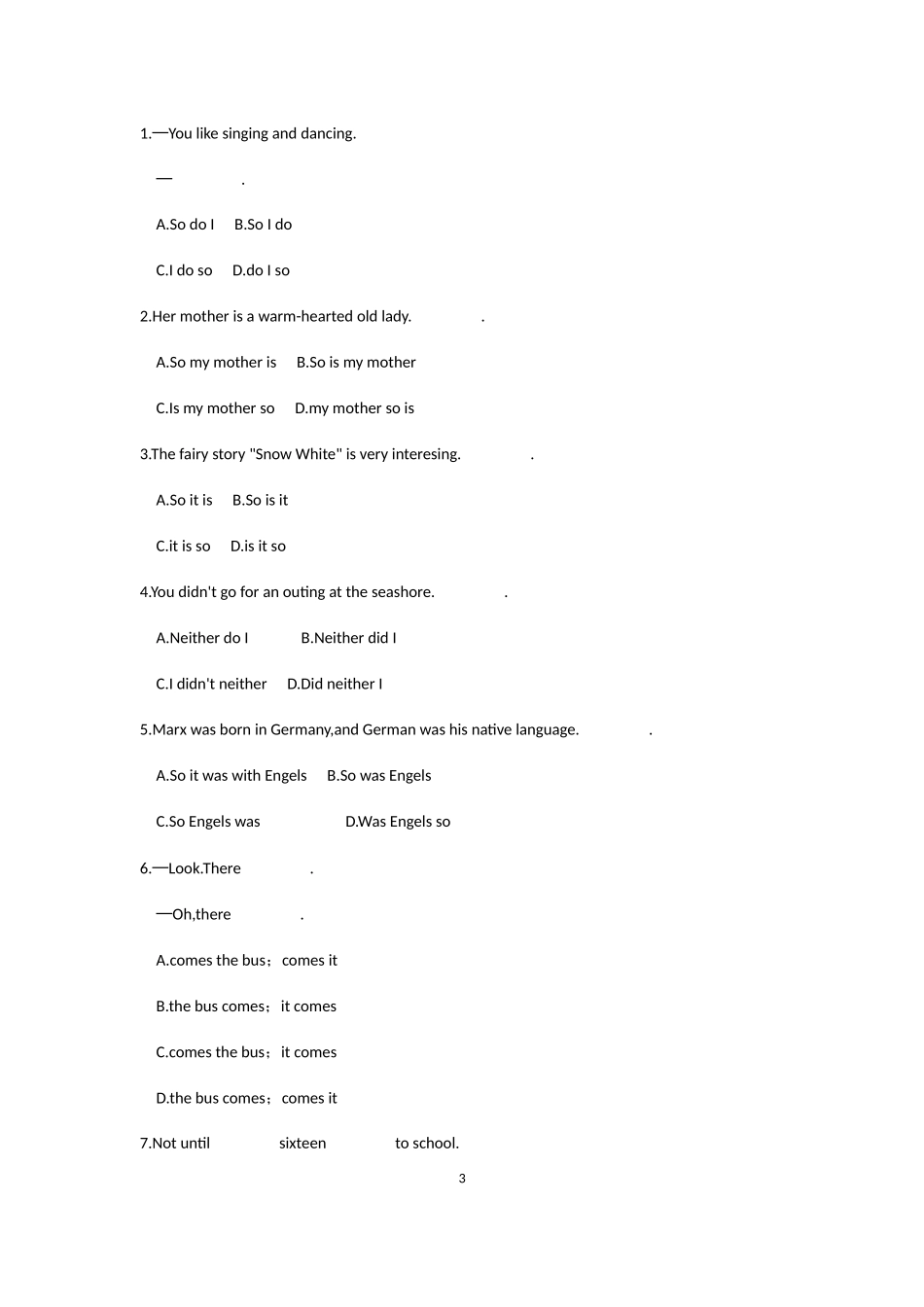 Unit 4 Making the news倒装讲解及练习.doc_第3页