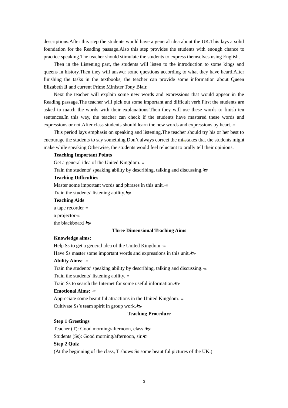 必修五（Unit 2　The United Kingdom Period 1） .doc_第3页