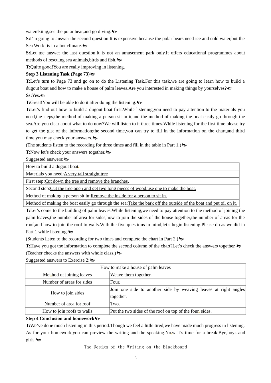 Unit 5 Theme parks Period 4 Listening 优秀教案（人教版必修4）.doc_第3页