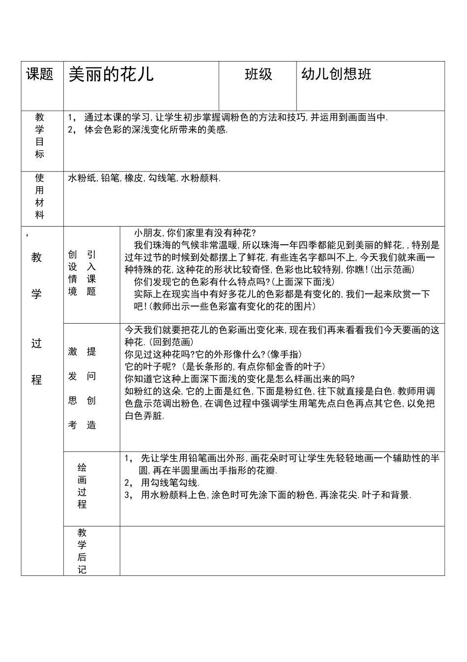 复件 小仓鼠画室教案格式(10).doc_第1页