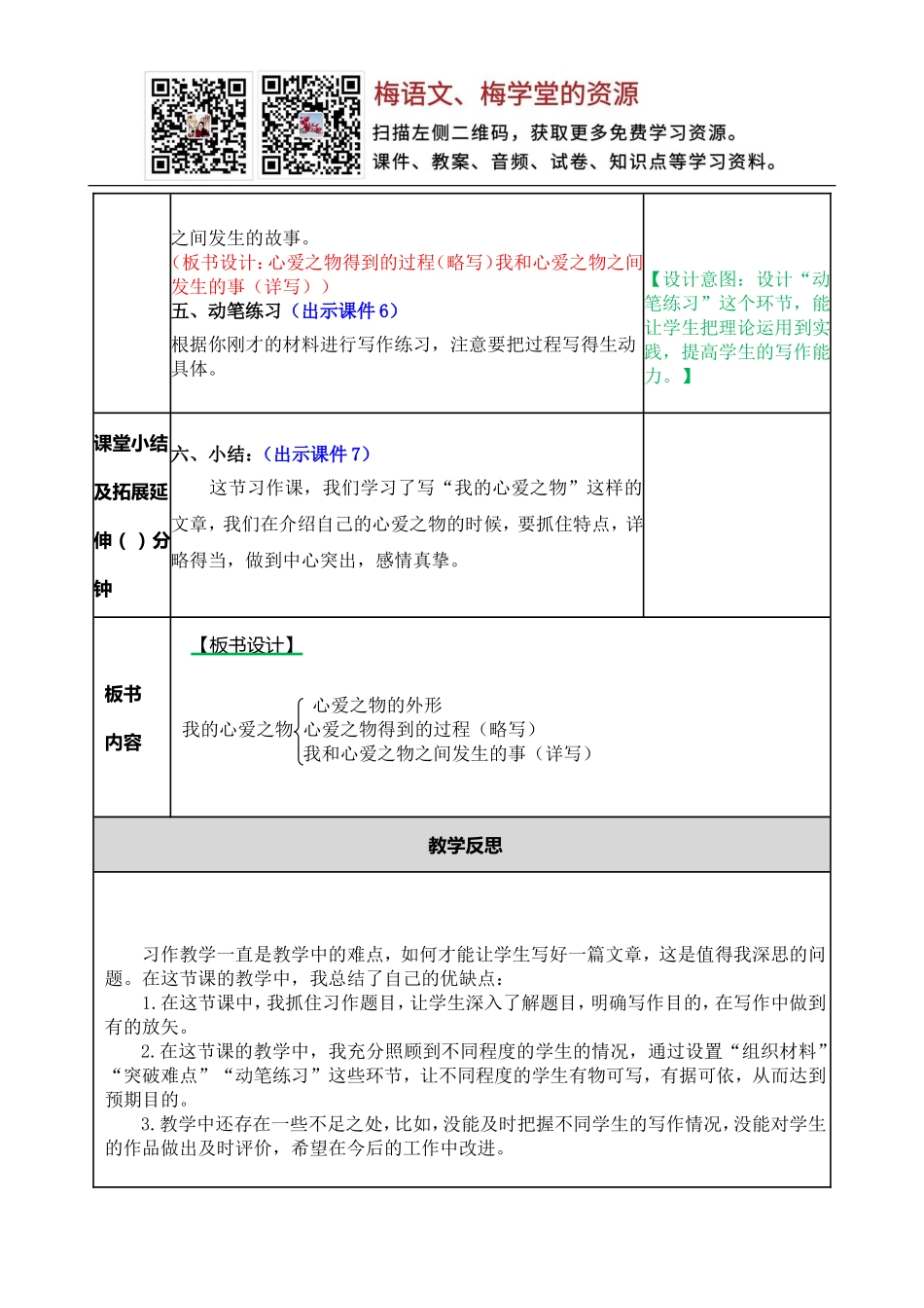 习作：我的心爱之物 教案(1).doc_第3页