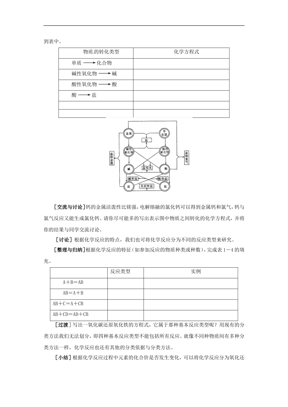 高中化学 专题一 第一单元 物质的分类及转化教案 苏教版必修1.doc_第3页