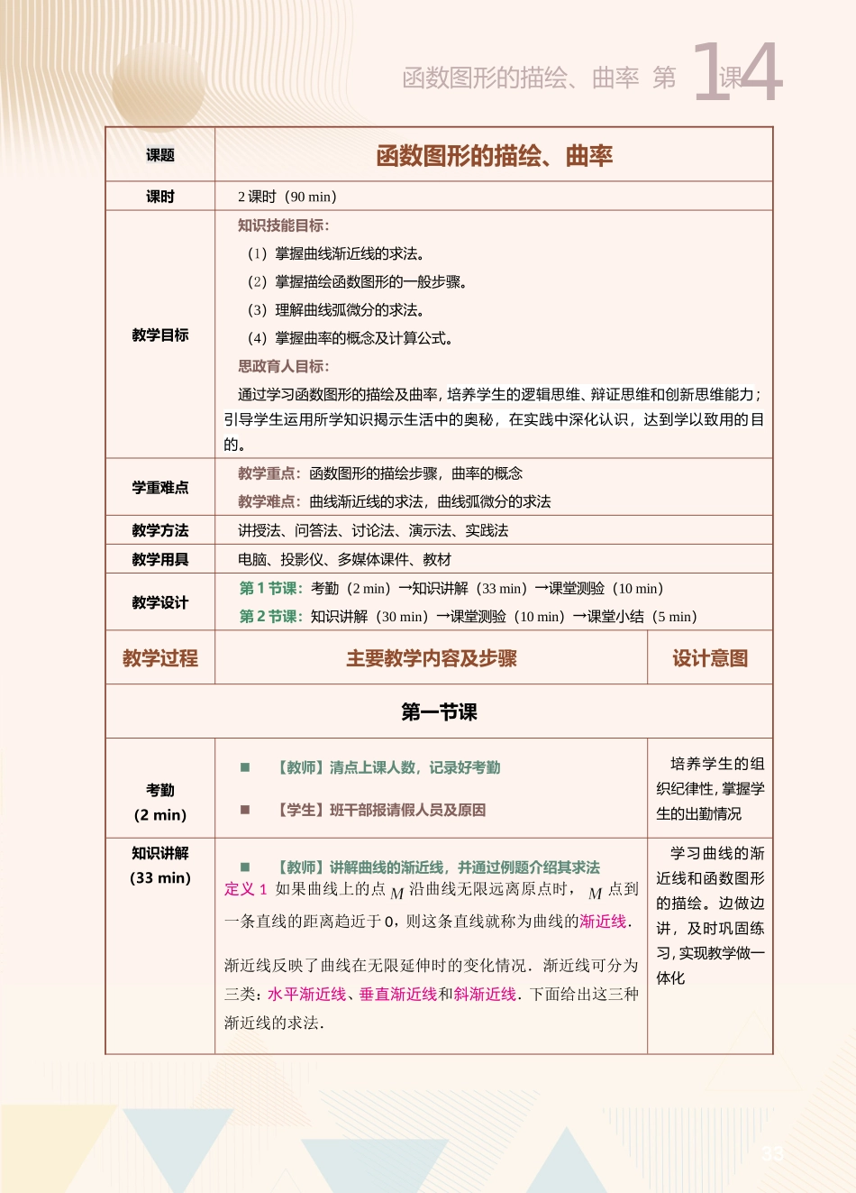 第14课函数图形的描绘、曲率.doc_第1页