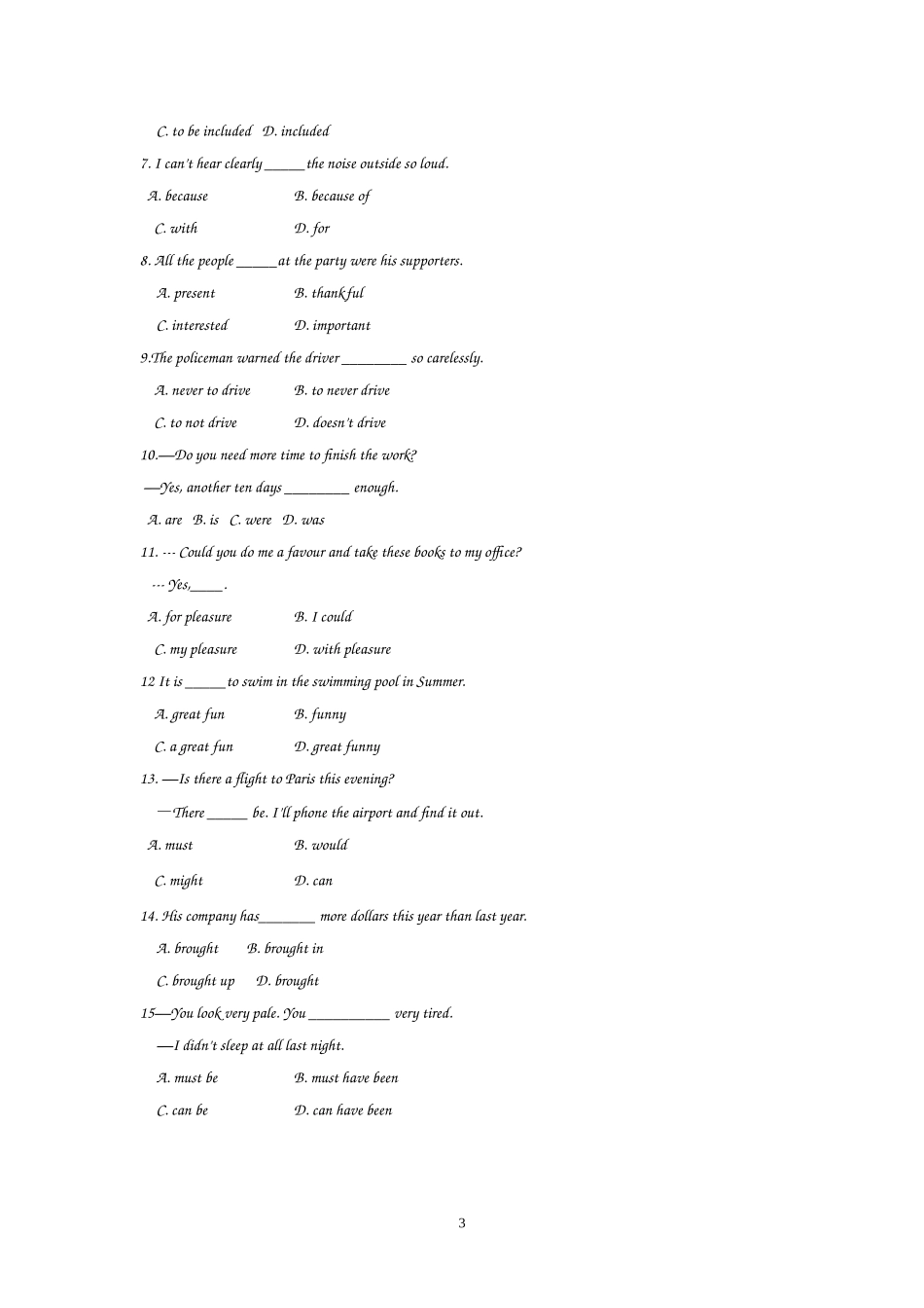 高中英语：Unit 2 English around the world Grammar（新人教必修1）.doc_第3页