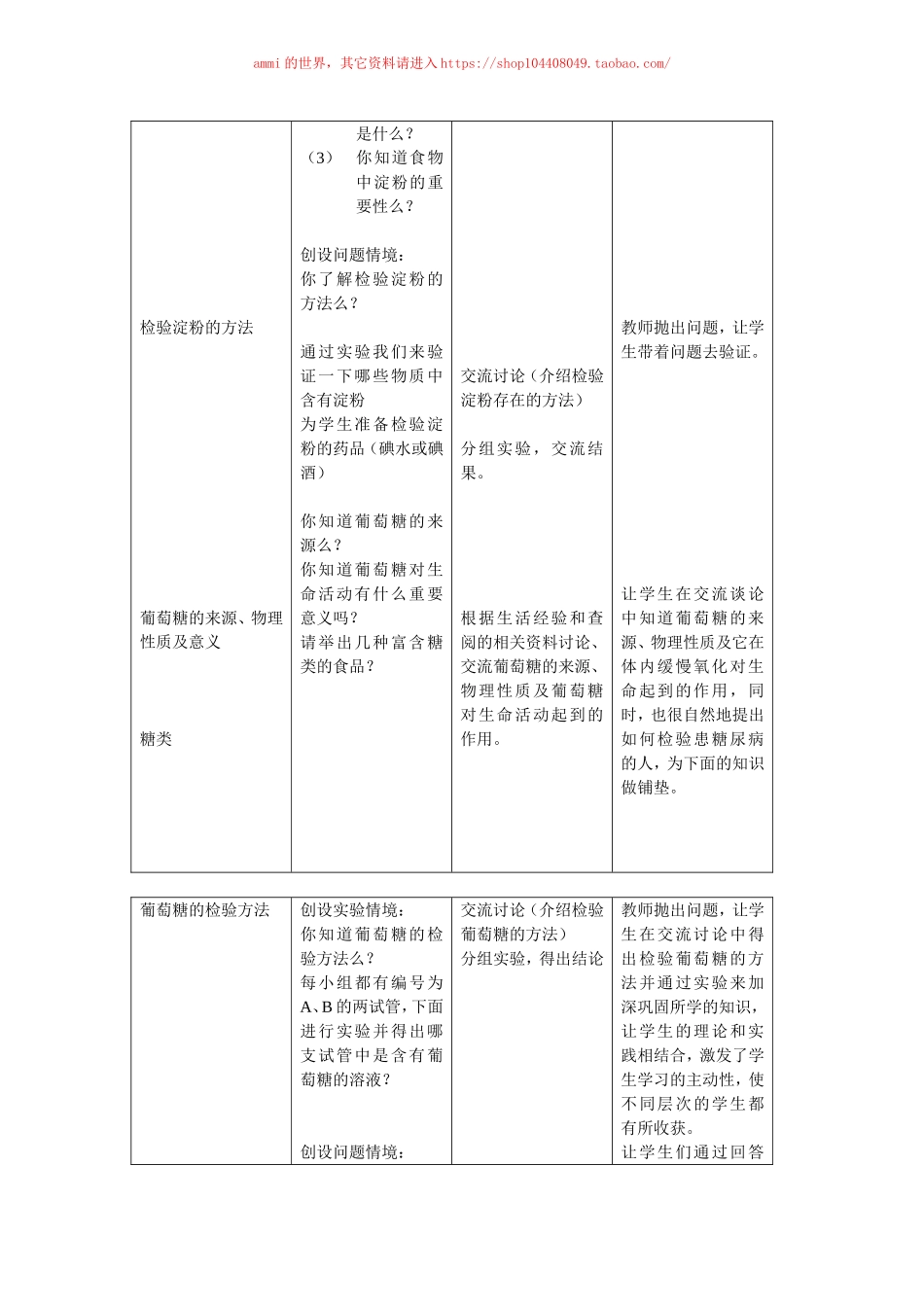 沪教初中化学九下《8第2节 淀粉 油脂》word教案 (2).doc_第2页
