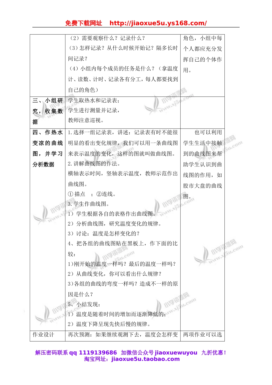 苏教小学科学四上《2.1．冷热与温度》word教案(1).doc_第3页