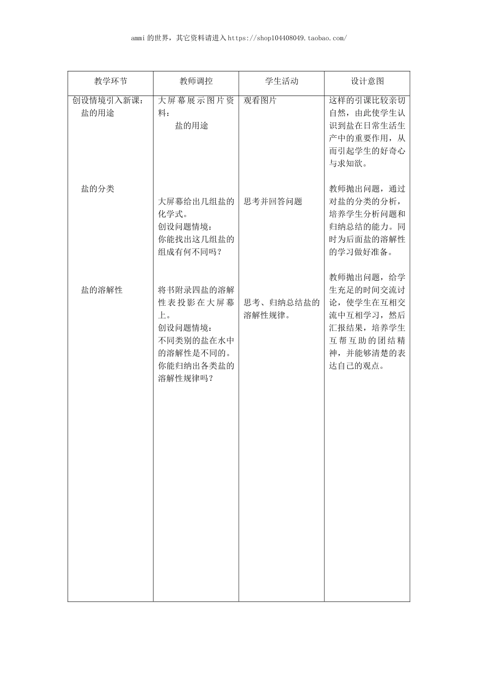 沪教初中化学九下《7第3节 几种重要的盐》word教案 (2).doc_第2页