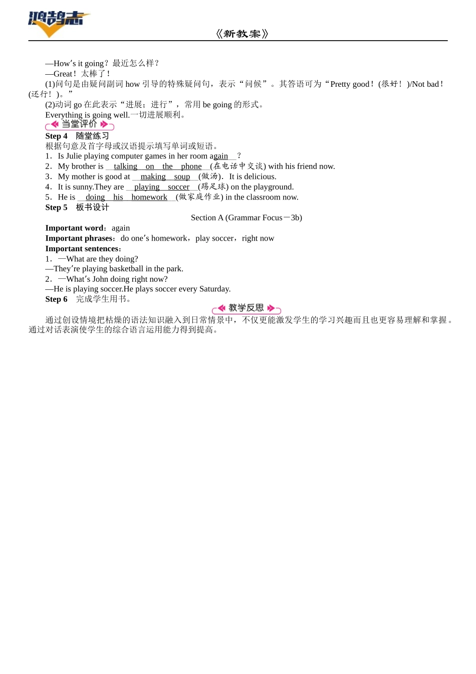 第3课时　Section A (Grammar Focus－3b).DOCX_第2页