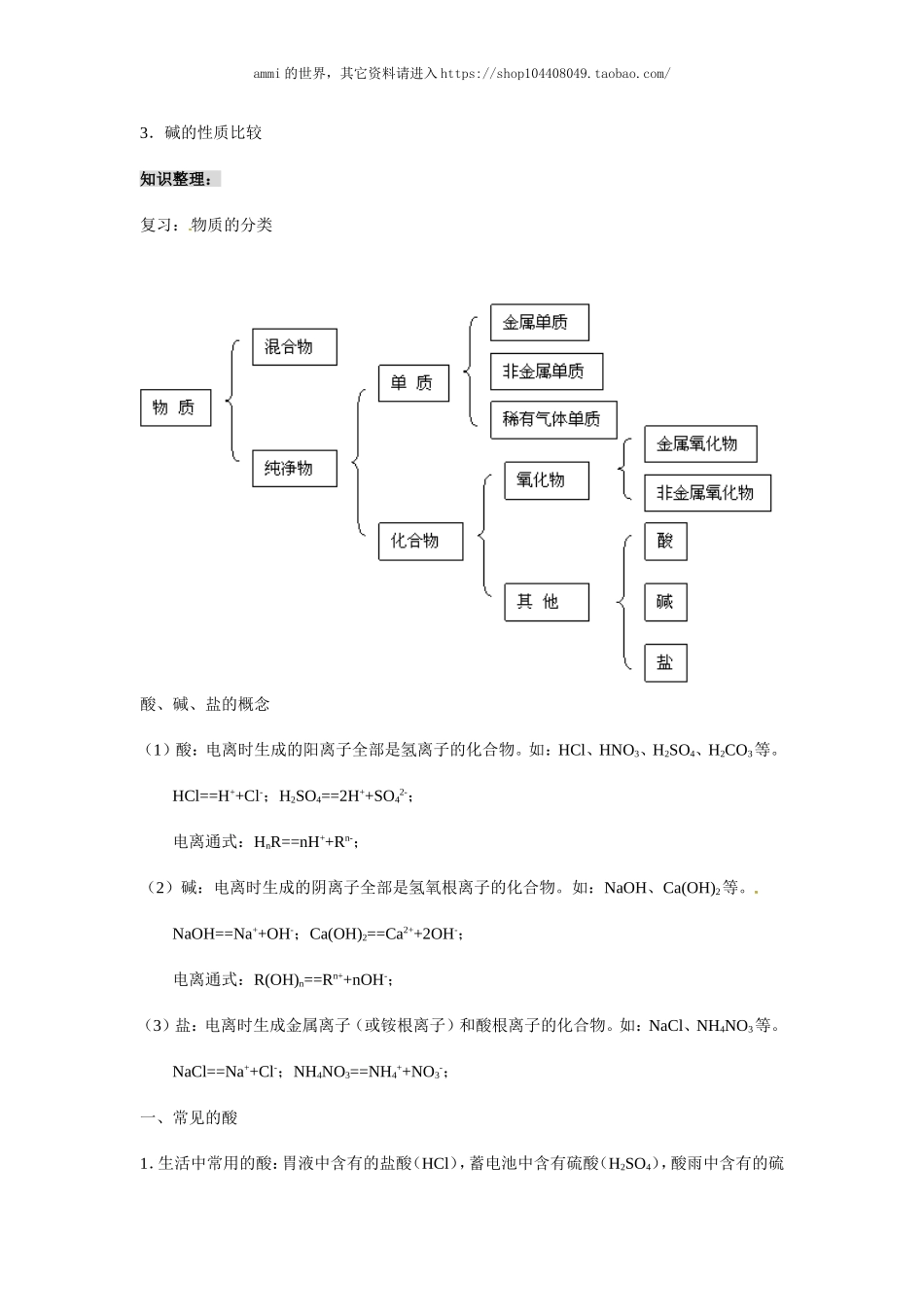 沪教初中化学九下《7第2节 常见的酸和碱》word教案 (9).doc_第2页