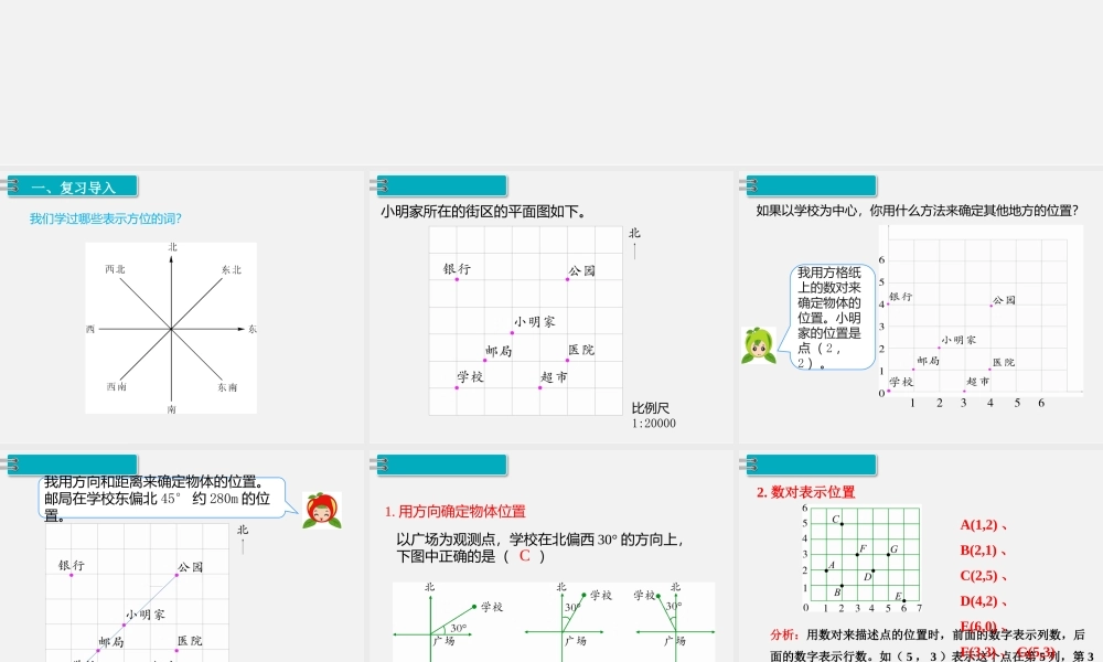 2.图形与几何 第5课时 图形与位置.pptx