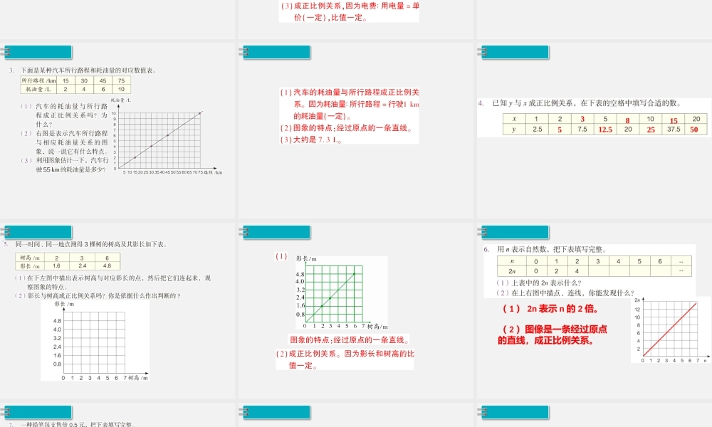 2.正比例和反比例 第3课时 练习课.pptx