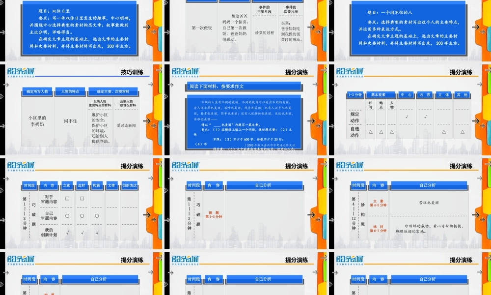 09【配方教案PPT】初中组选材技巧3.ppt