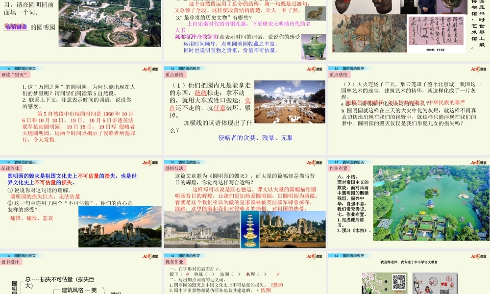 14 圆明园的毁灭(1).pptx