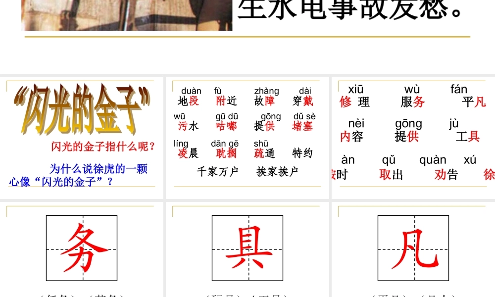 16 “闪光的金子”.ppt