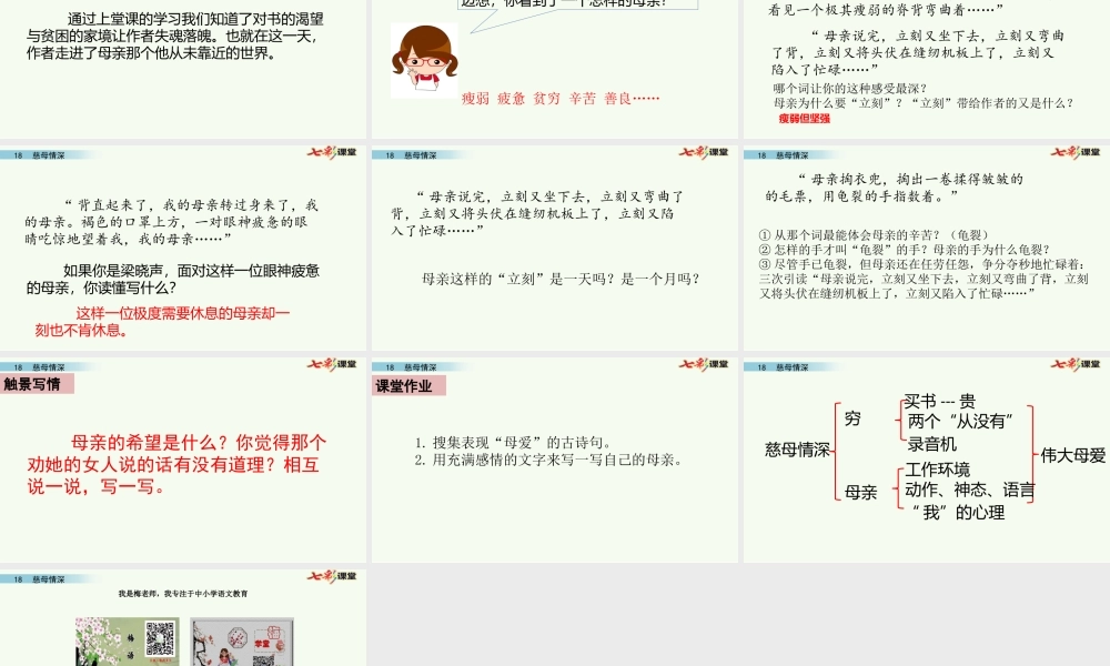 18 慈母情深(1).pptx