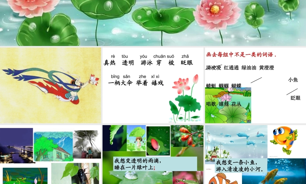 21 真想变成大大的荷叶.ppt