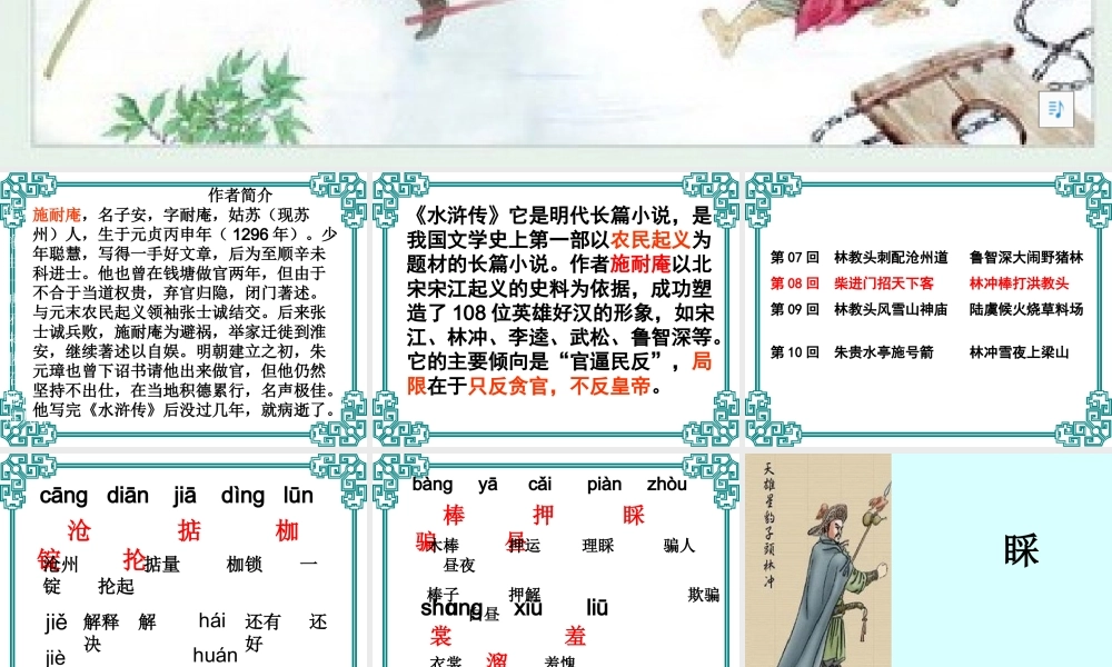 23 林冲棒打洪教头.ppt