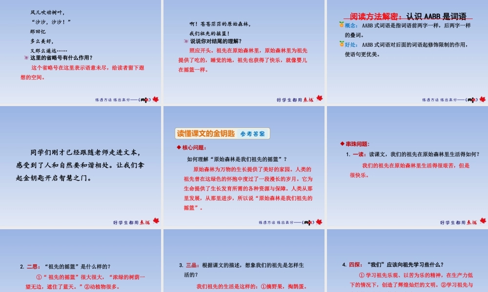 23.祖先的摇篮【第2课时】.ppt