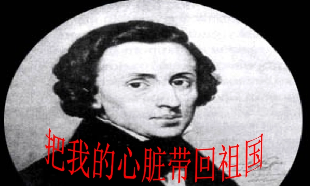 3 把我的心脏带回祖国.ppt
