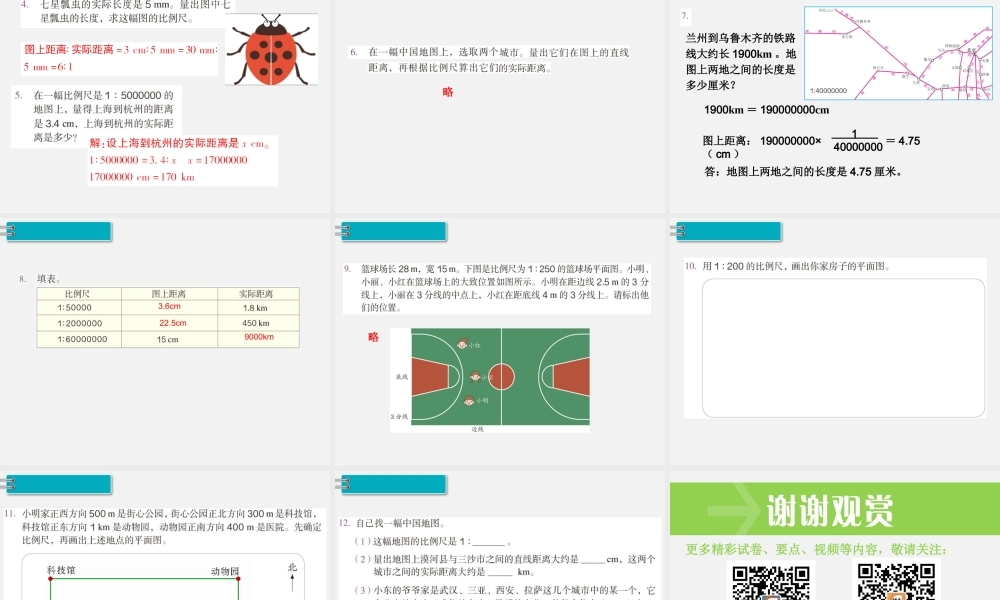 3.比例的应用 第3课时 比例尺（3）.pptx