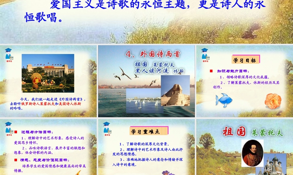 4外国诗两首祖国.ppt