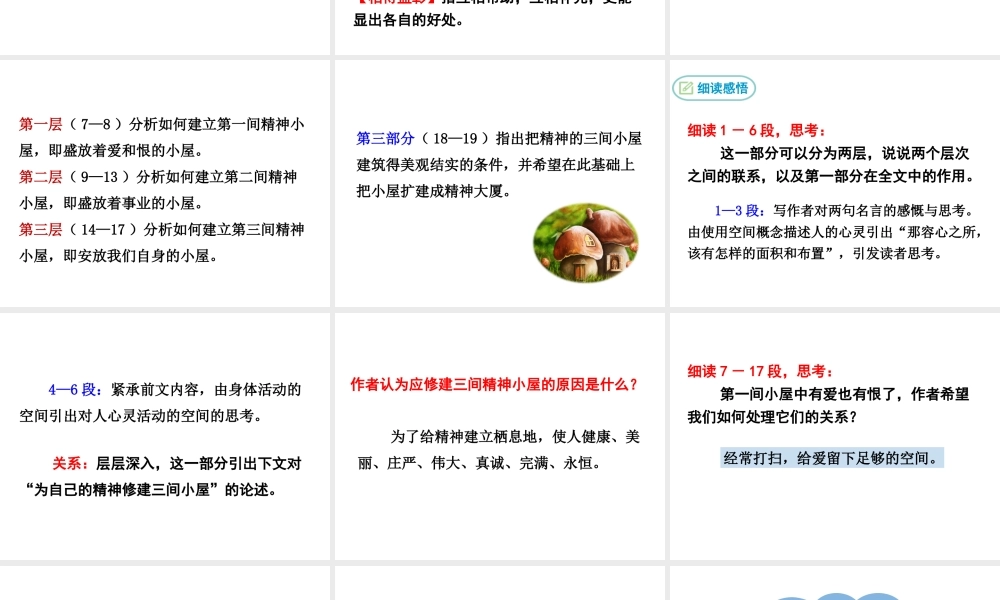 9 精神的三间小屋(1).ppt