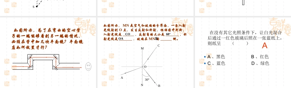 初二物理《光现象》PPT复习课件.ppt