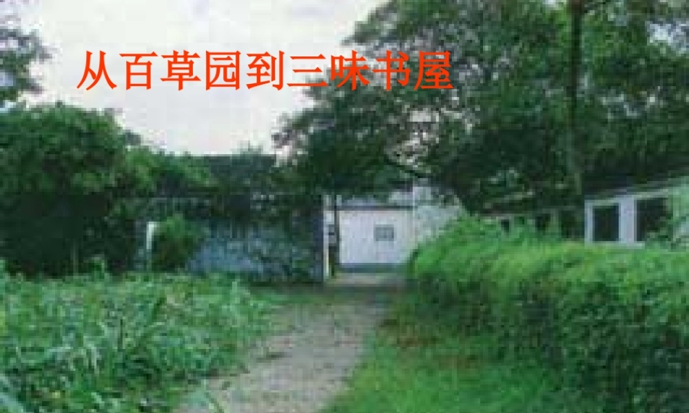 从百草园到三味书屋_1.ppt