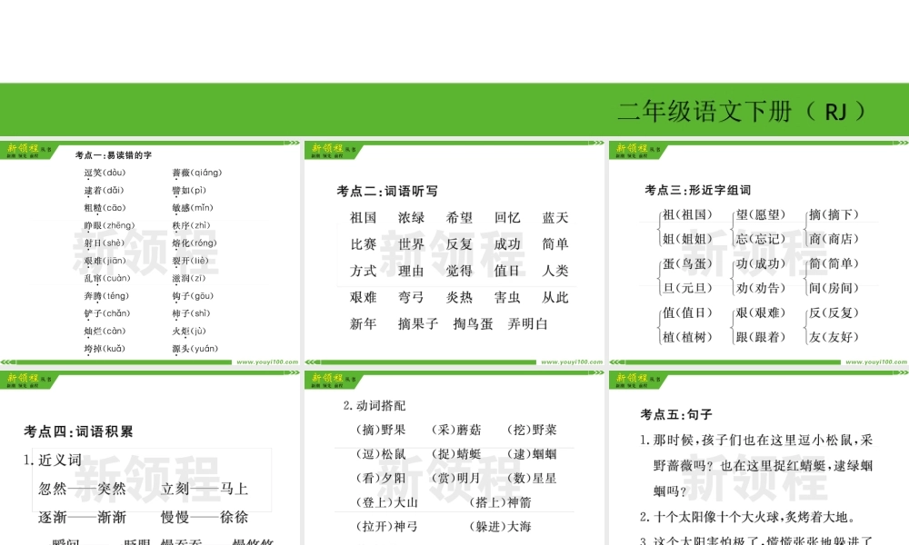 单元考点小结八.pptx