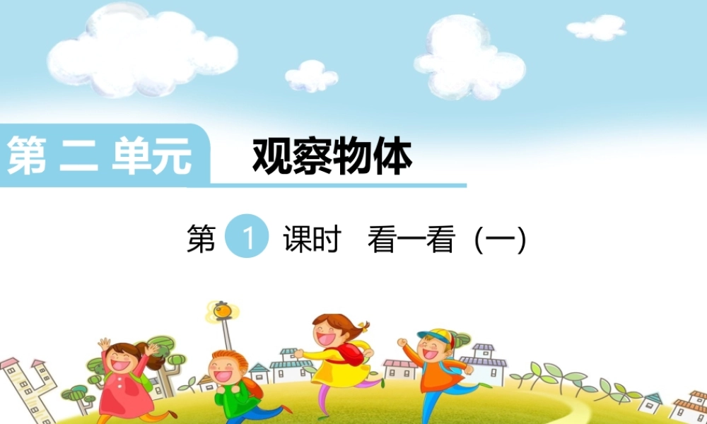 第1课时看一看（一）.ppt