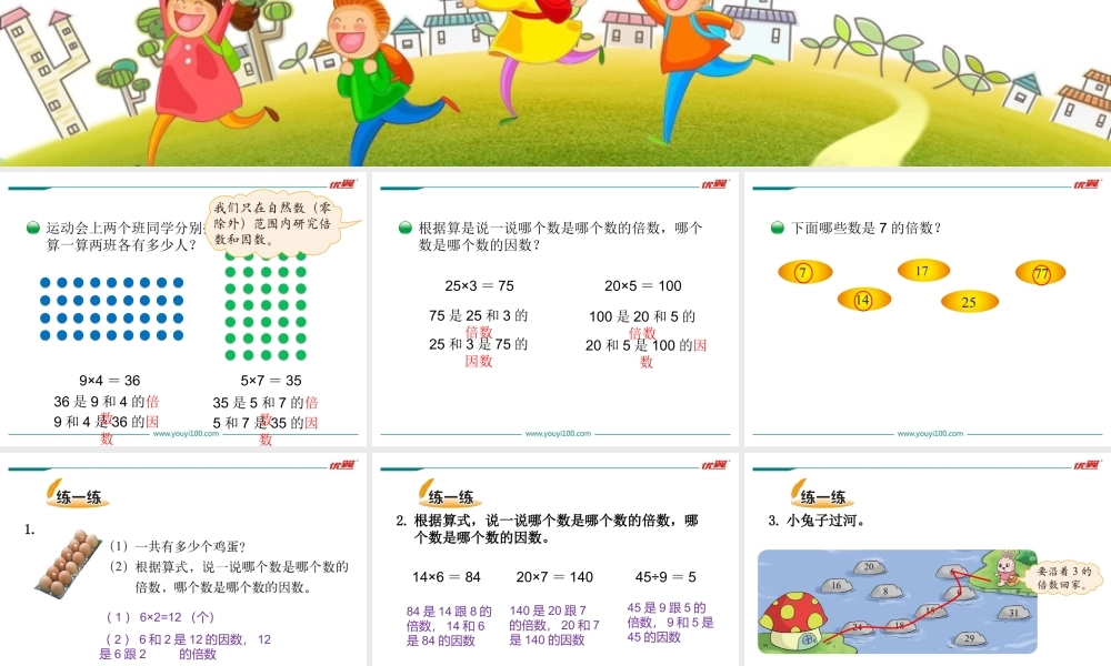 第1课时 倍数与因数.ppt