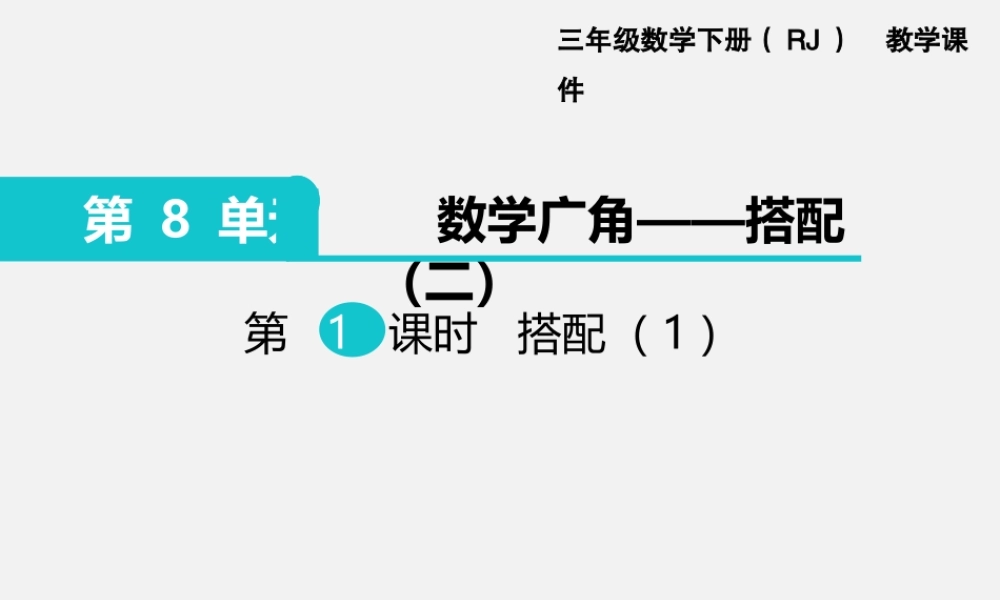 第1课时 搭配（1）.ppt