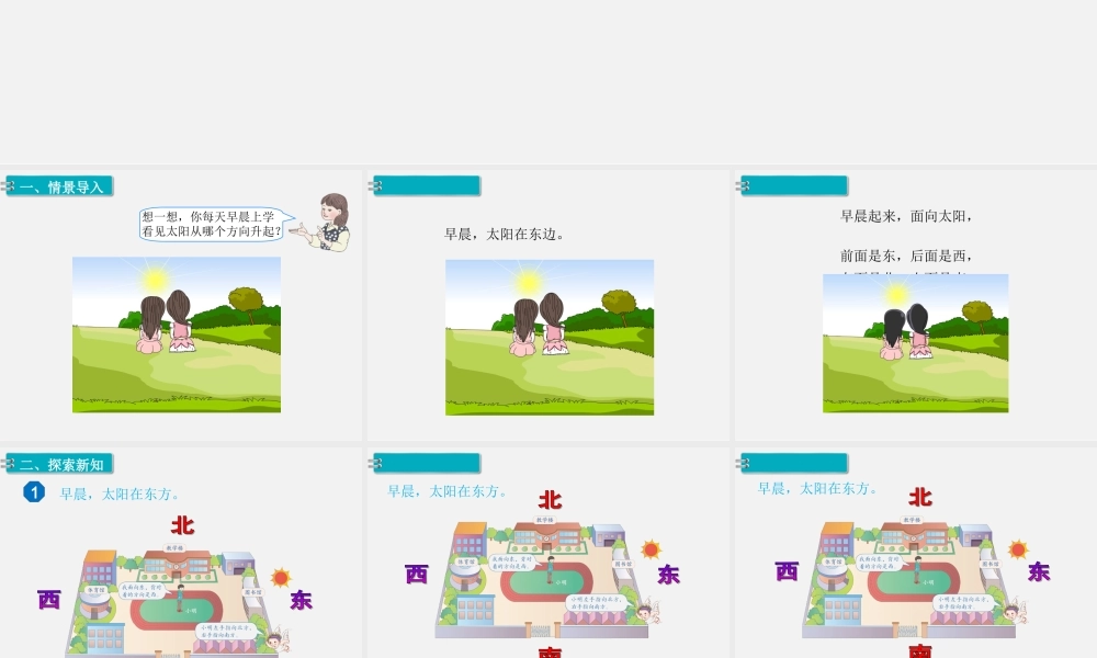 第1课时 认识东、南、西、北.ppt