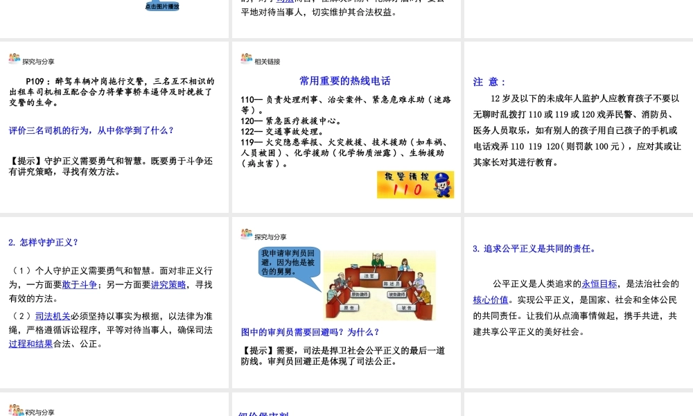 第2课时 公平正义的守护.ppt