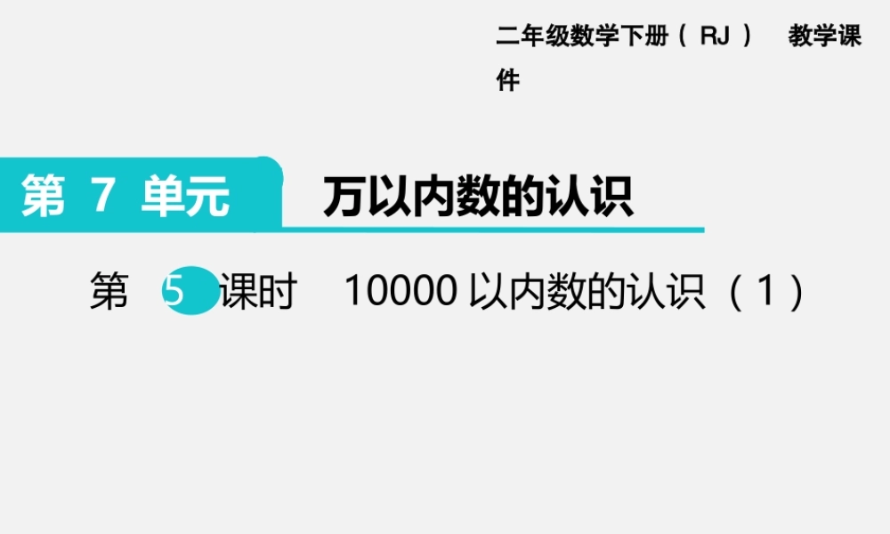 第5课时10000以内数的认识（1）.ppt