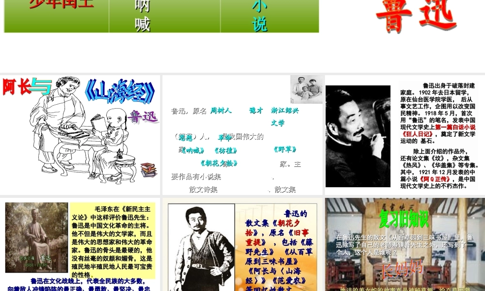 第6课《阿长与《山海经》》课件（共54张PPT）.ppt