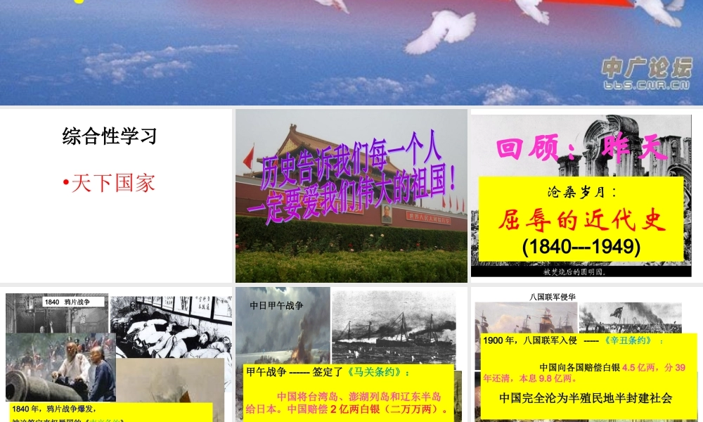 第二单元综合性学习天下国家 主课件.ppt