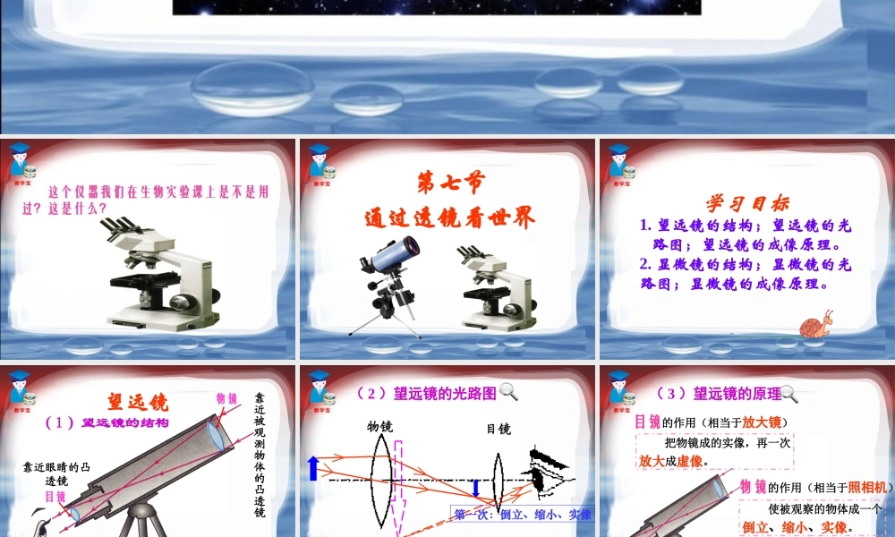 第四章在光的世界里7、通过透镜看世界.ppt