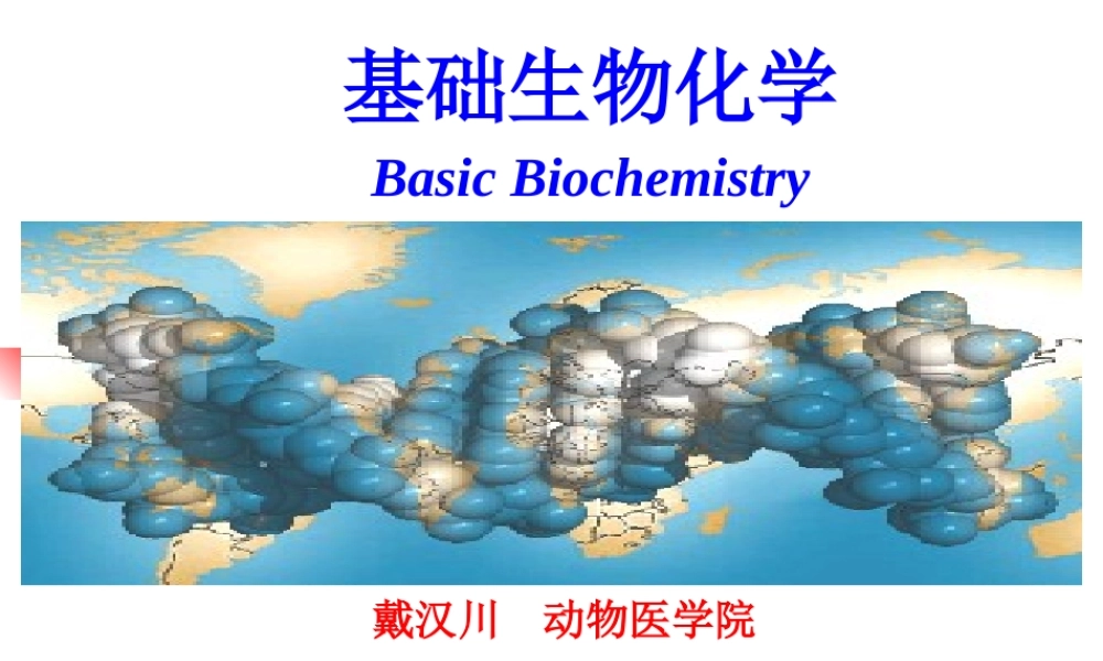 考研科目,动物生物化学 第1章 绪论.ppt
