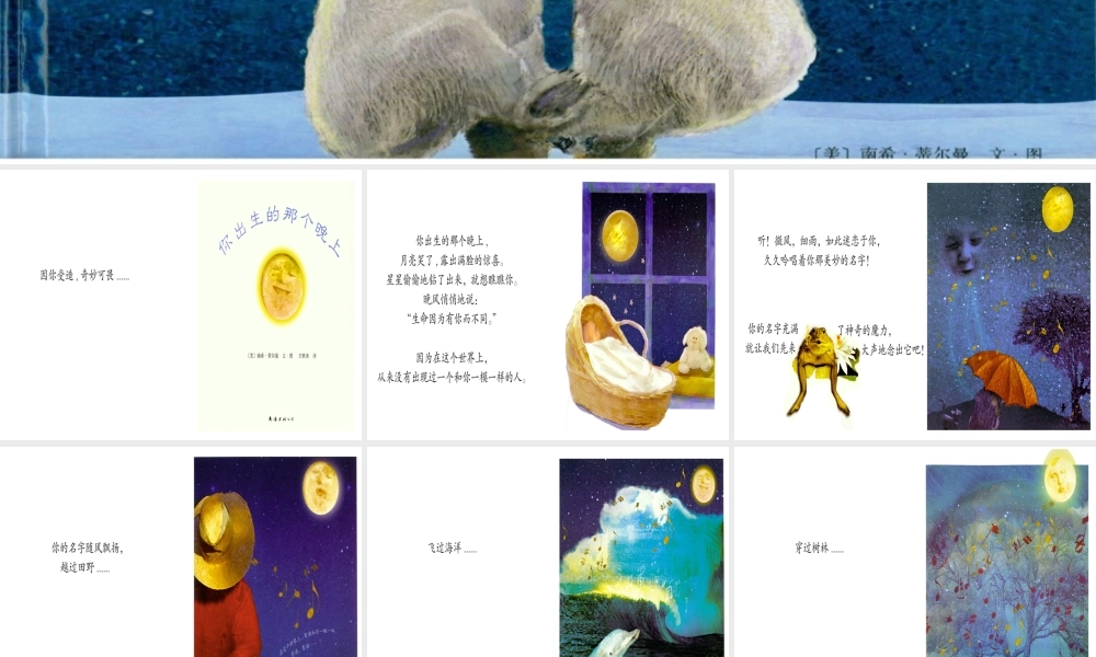 你出生的那个晚上 -印象工作站.ppt