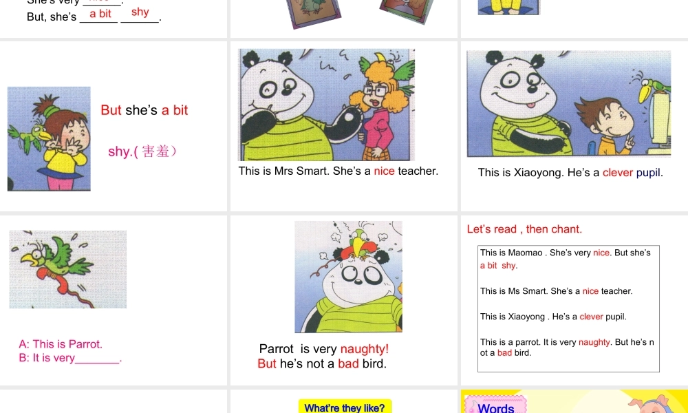 外研版（三起）四下Module 1《Unit 1 She’s a nice teacher》ppt课件4(1).ppt