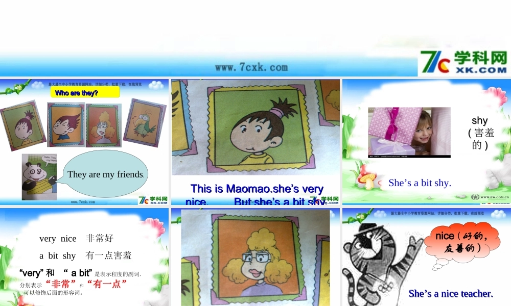 外研版（三起）四下Module 1《Unit 1 She’s a nice teacher》ppt课件2(1).ppt