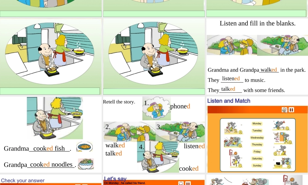 外研版（三起）四下Module 7《Unit 2 Grandma cooked fish》ppt课件2(1).ppt