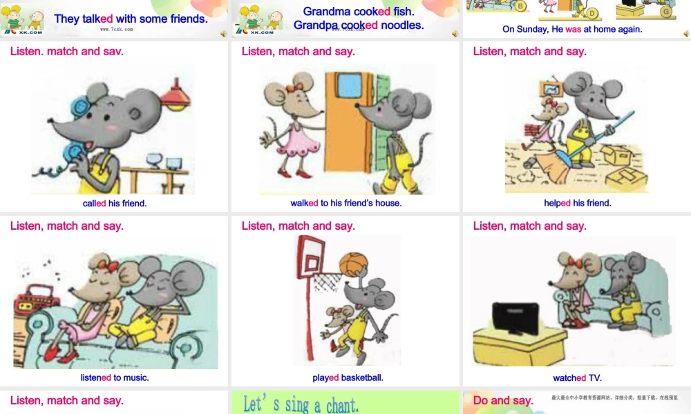 外研版（三起）四下Module 7《Unit 2 Grandma cooked fish》ppt课件1(1).ppt