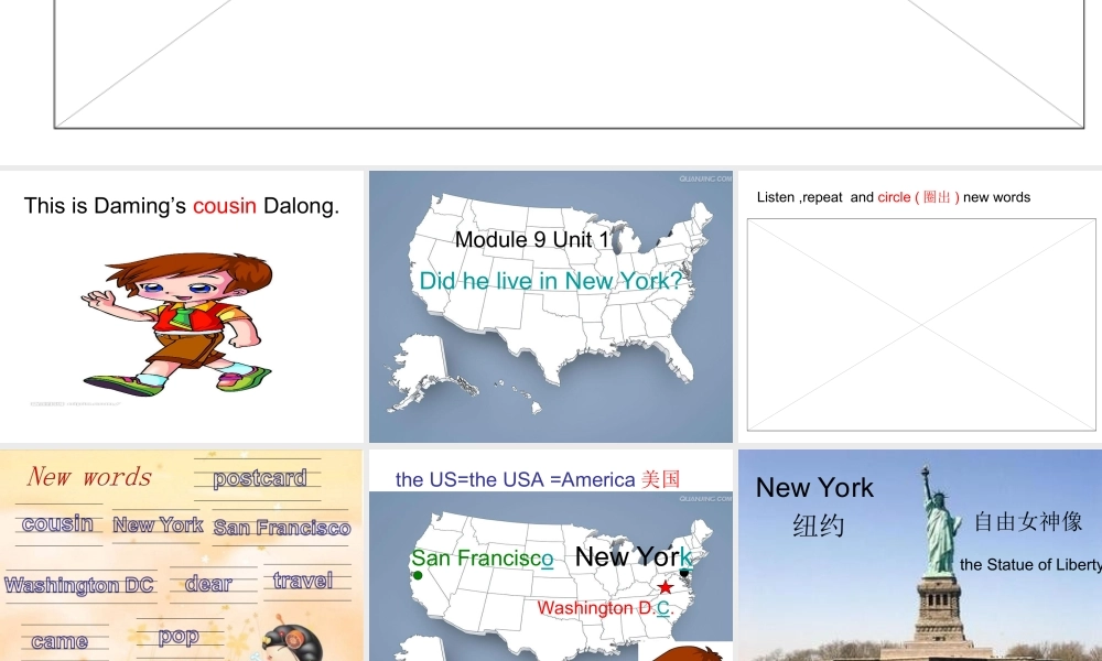 外研版（三起）四下Module 9《Unit 1 Did he live in New York》ppt课件5(1).ppt