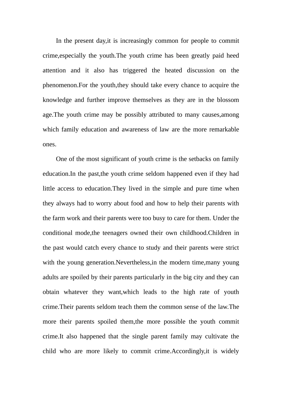 youth crime-王晨414.doc_第1页